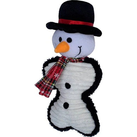 Pet Lou Toy 10" Christmas Bone - Snowman