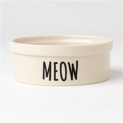 PetRageous Pet Accessories Meow Urban Pet Bowl