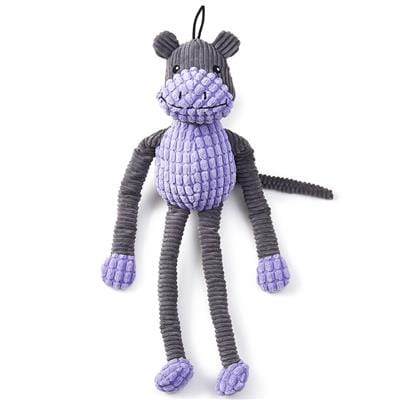 PetRageous Toy StretchRageous Hippo, Purple, 18"