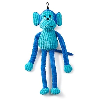 PetRageous Toy StretchRageous Monkey, Teal, 18"
