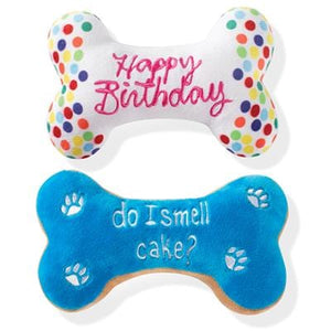 Petshop Dog Toys Birthday Bone Cookies Dog Toy