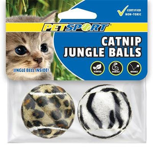 Petsport Catnip Jungle Balls - 2 Pack