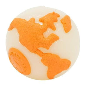 Planet Dog Toy Orbee-Tuff Planet Ball (Orange/Glow/sm) Toy