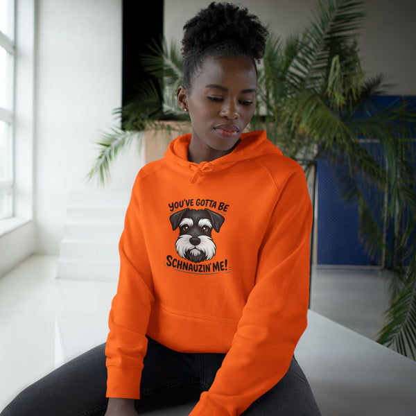 Printify Hoodie Schnauzer Hoodie - "You've Gotta Be Schnauzin Me!" Cute Dog Lover Pullover