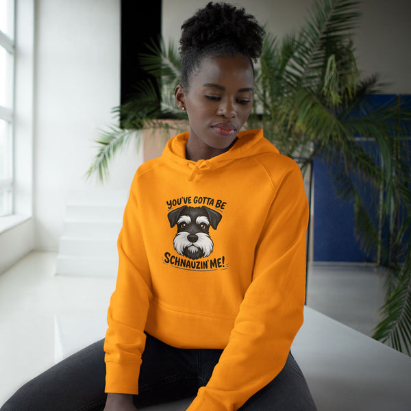Printify Hoodie Schnauzer Hoodie - "You've Gotta Be Schnauzin Me!" Cute Dog Lover Pullover