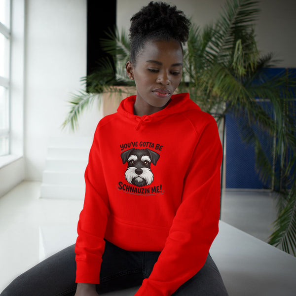 Printify Hoodie Schnauzer Hoodie - "You've Gotta Be Schnauzin Me!" Cute Dog Lover Pullover
