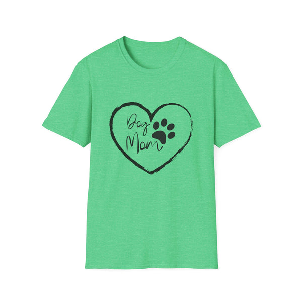 Printify T-Shirt S / Heather Irish Green “Dog Mom” T-shirt