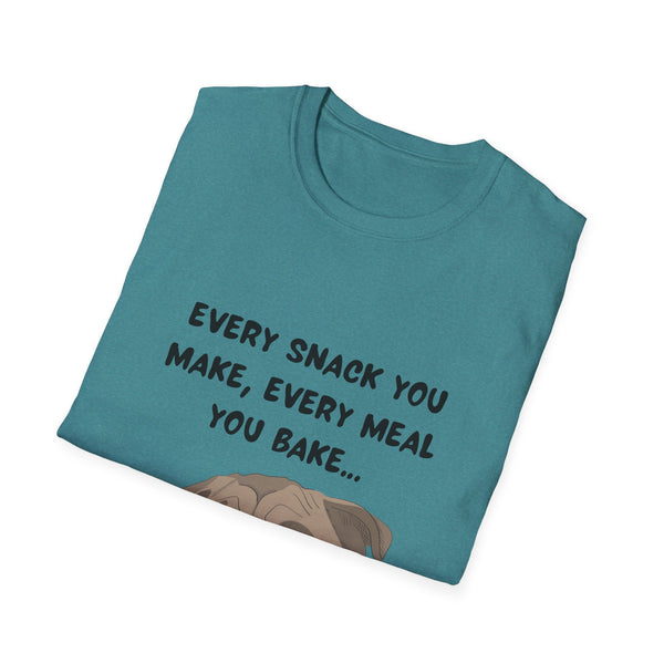 Printify T-Shirt Funny Dog Unisex T-Shirt with 'I'll be watching you' Quote
