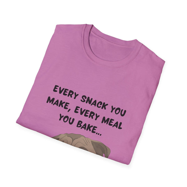 Printify T-Shirt Funny Dog Unisex T-Shirt with 'I'll be watching you' Quote