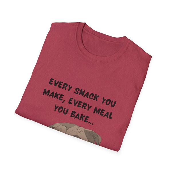 Printify T-Shirt Funny Dog Unisex T-Shirt with 'I'll be watching you' Quote