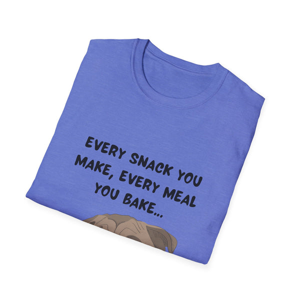 Printify T-Shirt Funny Dog Unisex T-Shirt with 'I'll be watching you' Quote