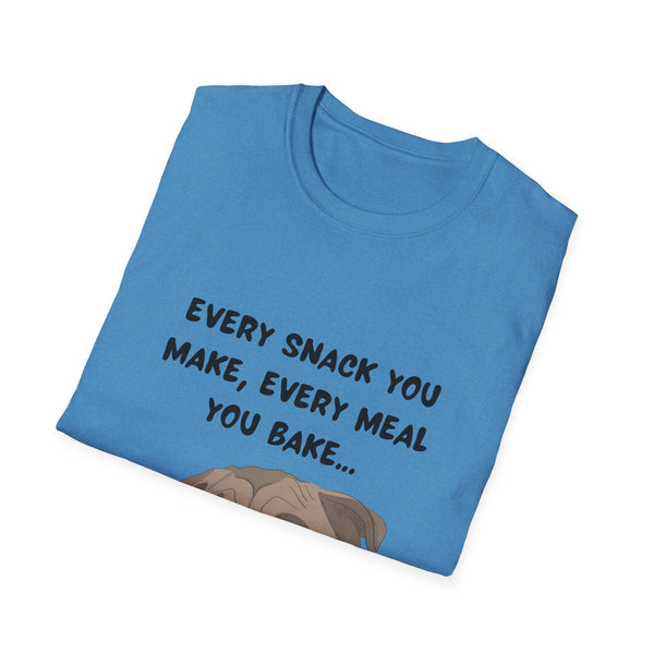 Printify T-Shirt Funny Dog Unisex T-Shirt with 'I'll be watching you' Quote