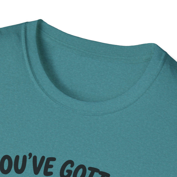Printify T-Shirt Funny Dog Unisex T-Shirt with 'You've Gotta Be Schnauzer Me' Quote