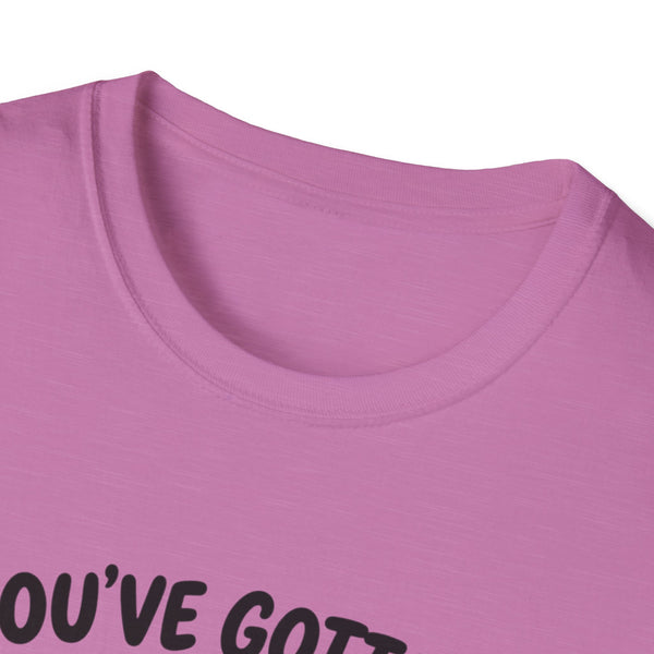 Printify T-Shirt Funny Dog Unisex T-Shirt with 'You've Gotta Be Schnauzer Me' Quote