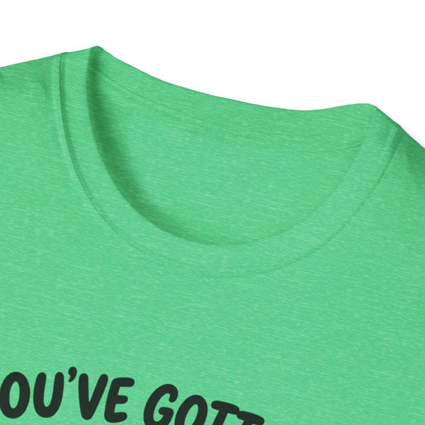 Printify T-Shirt Funny Dog Unisex T-Shirt with 'You've Gotta Be Schnauzer Me' Quote