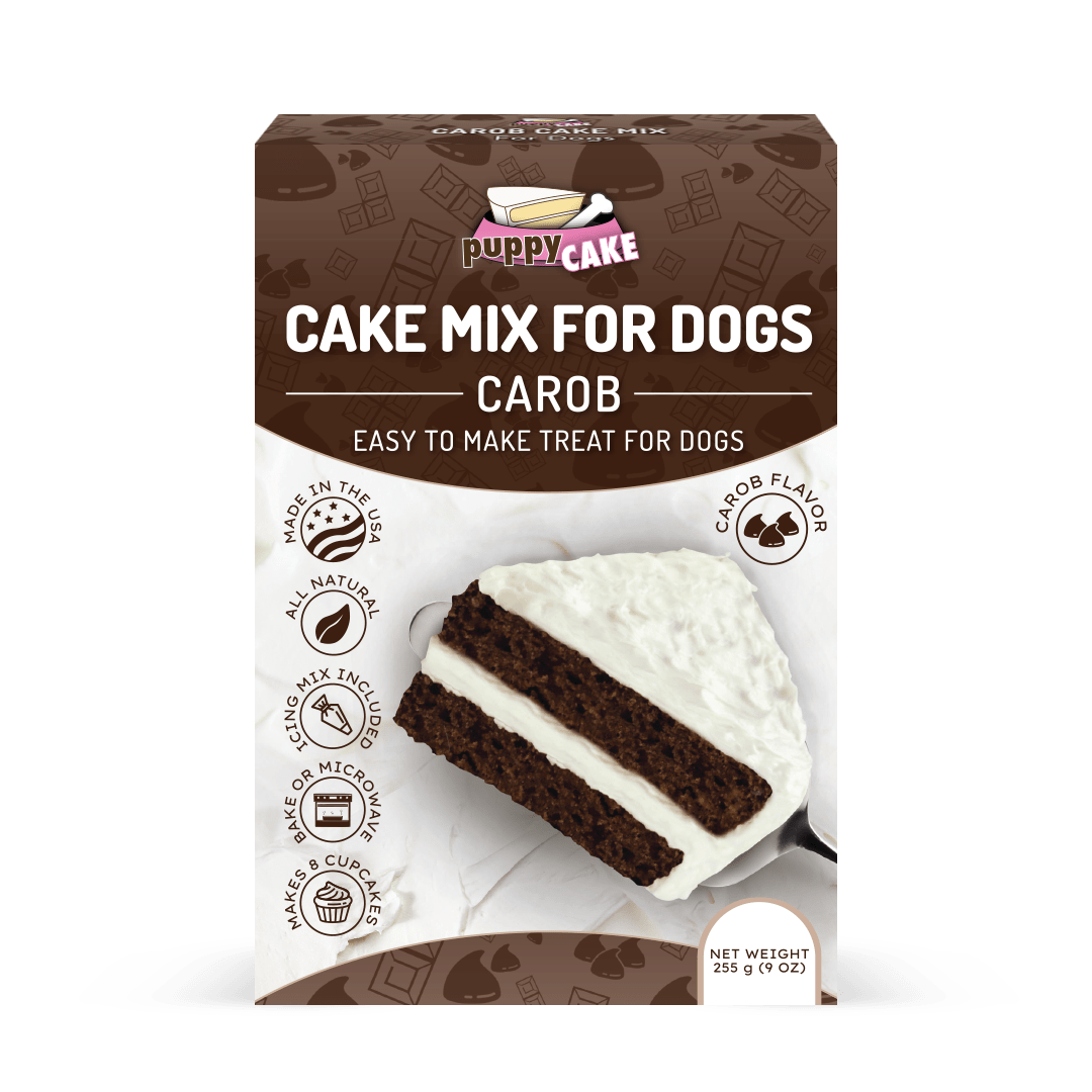 PuppyCake Dog Treat Carob Cake Mix
