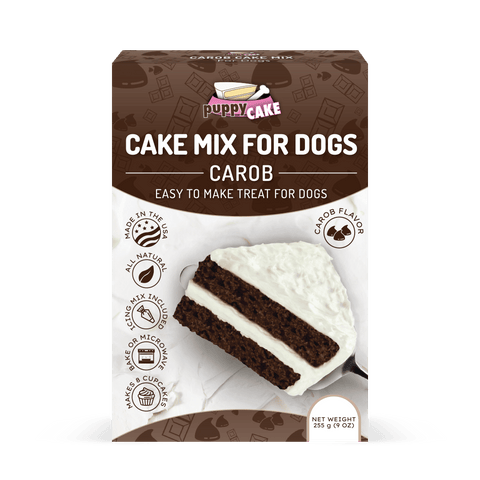 PuppyCake Dog Treat Carob Cake Mix