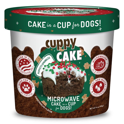 PuppyCake Dog Treat Cupcake Microwave Mix Gingerbread