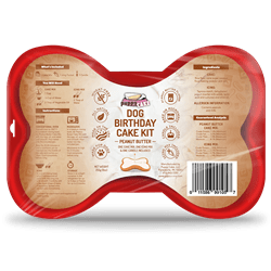 PuppyCake Dog Treat Dog Birthday Cake Kit Peanut Butter Flavor