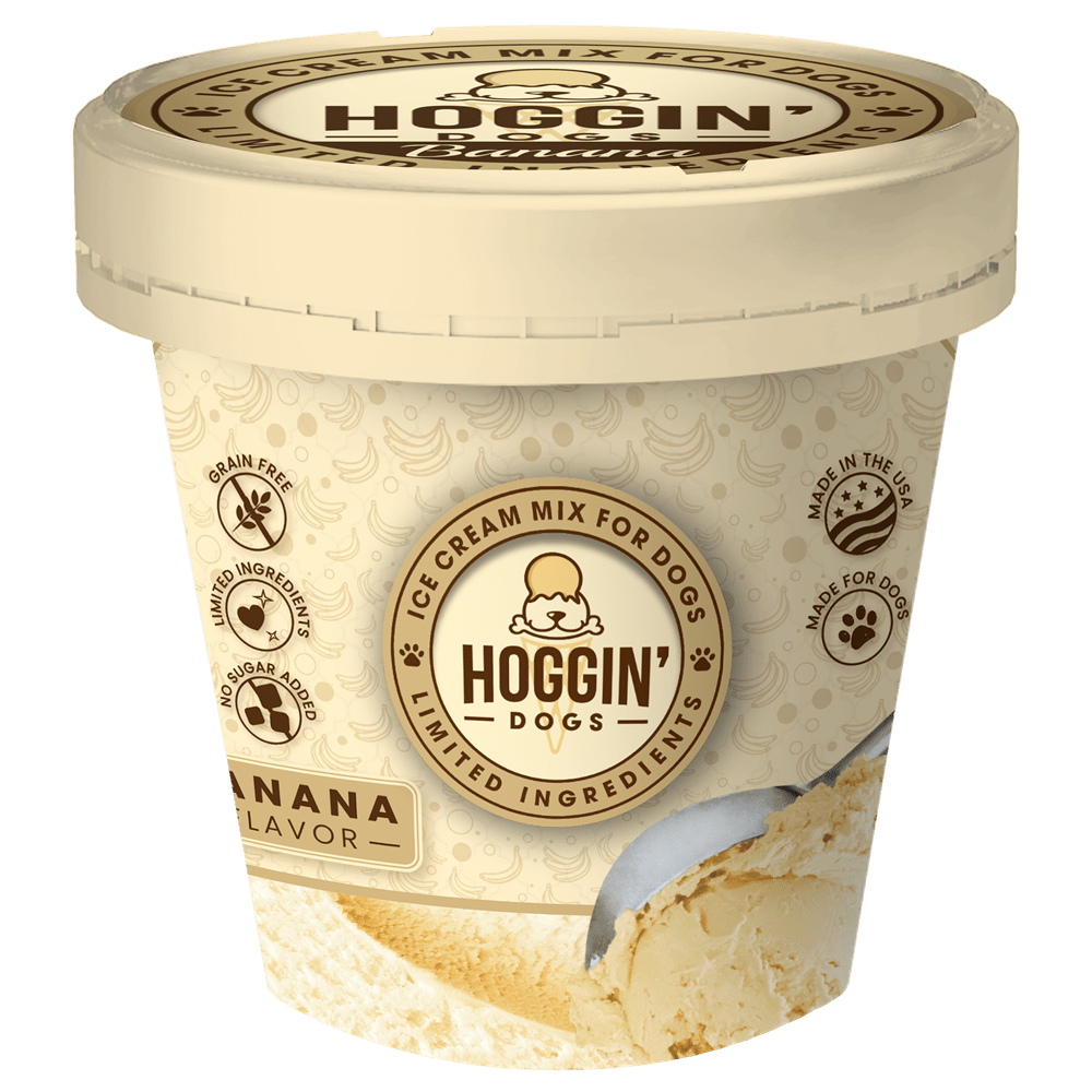 PuppyCake Dog Treat Hoggin' Dogs Ice Cream Mix - Banana 4.65 oz