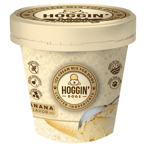 PuppyCake Dog Treat Hoggin' Dogs Ice Cream Mix - Banana 4.65 oz