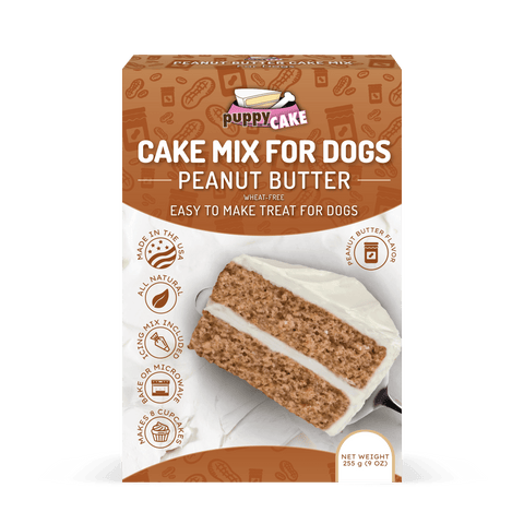 PuppyCake Dog Treat Peanut Butter Cake Mix (wheat & gluten free)