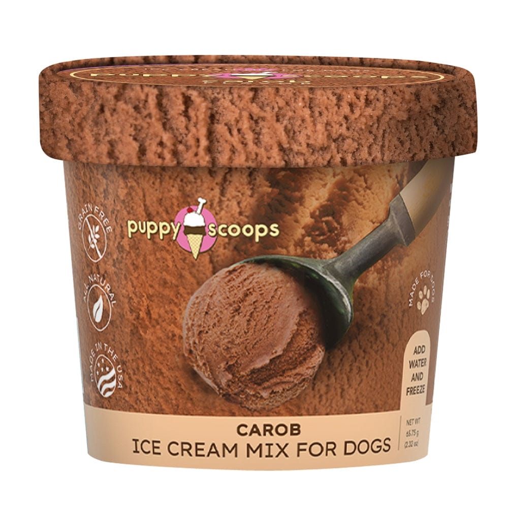 PuppyCake Dog Treat Puppy Scoops Carob Ice Cream Mix 2.32oz