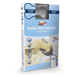 PuppyCake Dog Treat Shortbread Cookie Mix and Cookie Cutter (wheat-free)