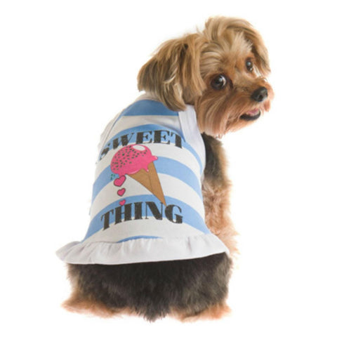 Ruffluv Pet Apparell "Sweet Thing" Ruffluv Tank Dress