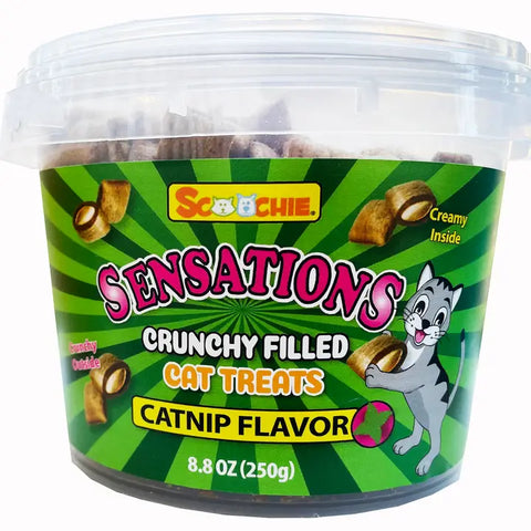 Scoochie cat treat Senstations Catnip Flavor