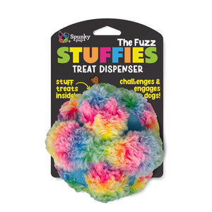 Spunky Pup Dog Toys Stuffies - Treat Dispensing Plush Toy (The Fuzz)