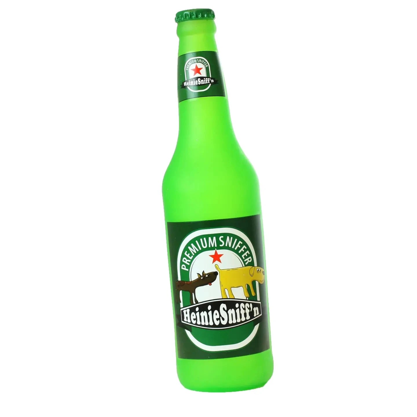 Tuffy Dog Toys Dog Toys Silly Squeaker Beer Bottle - Heinie Sniffn