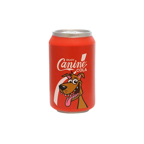 Tuffy Dog Toys Dog Toys Silly Squeaker Beer Can- Canine Cola