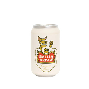 Tuffy Dog Toys Dog Toys Silly Squeaker Beer Can- Smella Arpaw