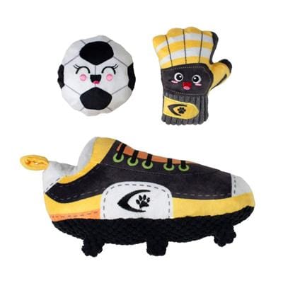 Wagsdale Dog Toys GOOOOOAL 3PCS DOG TOY SET