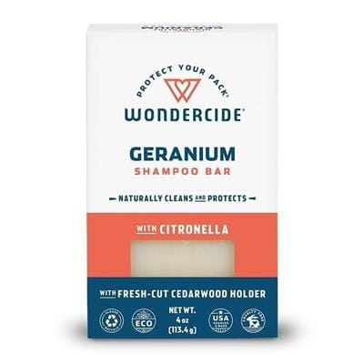 Wondercide Dog Grooming Wondercide - Geranium Shampoo Bar - 4oz.