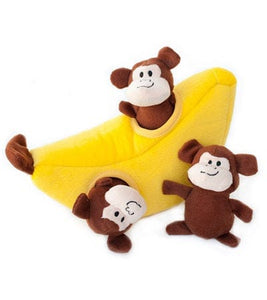 Zippy Paws Toy Zippy Burrows (Monkey n Banana)